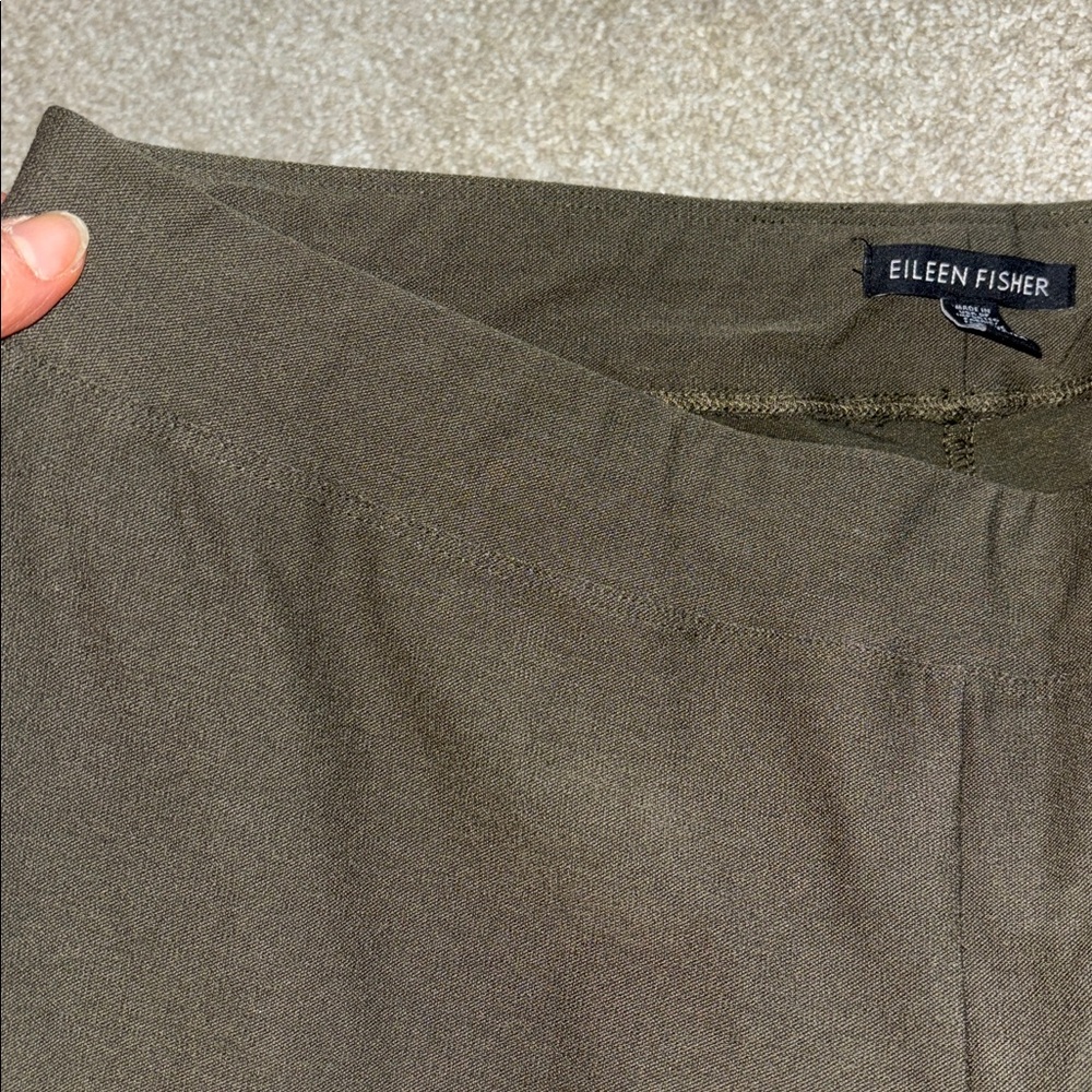 Washable Flex Ponte Slim Pant by Eileen Fisher in “Woodland” size M - Picture 5 of 6